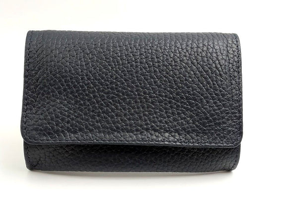 Nuovo Portatabacco Piccolo Floppy in pelle Made in Italy 100%