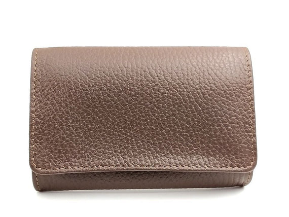 Nuovo Portatabacco Piccolo Floppy in pelle Made in Italy 100%