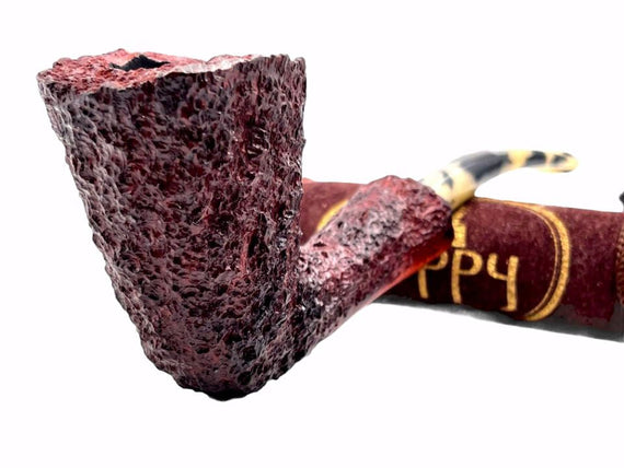 PIPA FLOPPY ROCK ON THE SEA RUSTICATA SPIGOT HAND MADE IN ITALY BY PAOLO CROCI