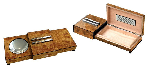 Umidificatore in olmo con posacenere