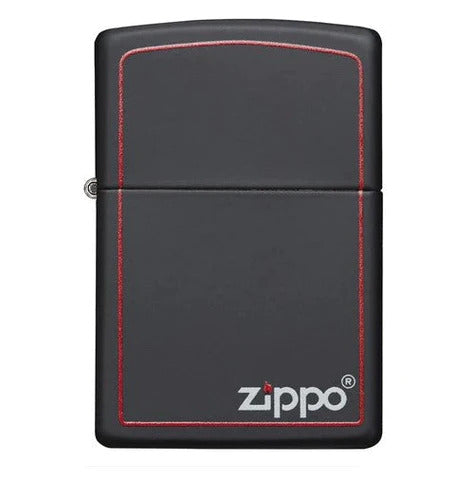 Zippo Classic Lighter Black and Red 