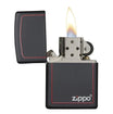 Zippo Classic Lighter Black and Red 