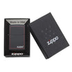 Zippo Classic Lighter Black and Red 