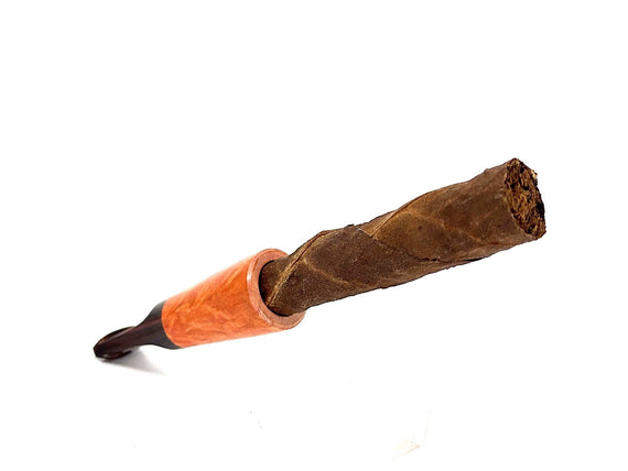 Handmade Floppy Toscano Fuma Mouthpiece in Briar and unalterable methacrylate