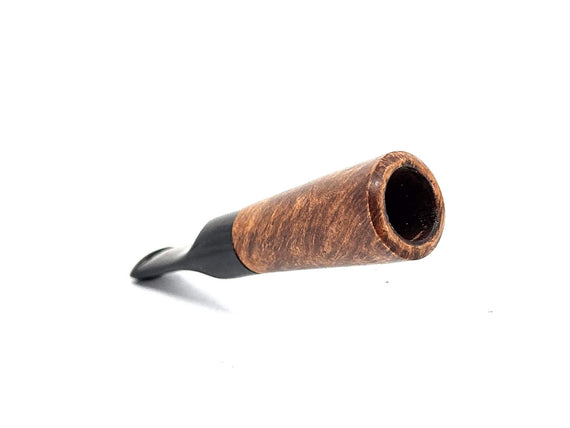 Economic Floppy Toscano Mouthpiece in Briar and Ebonite
