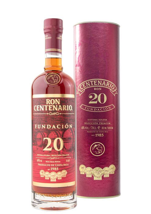 Rum Centenario Fundacion 20 años Réserves
