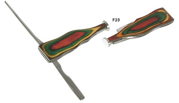 Pigino Curapipe Lubinski mod. bottle rivestito in legno colorato