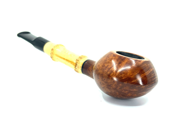 Floppy pipe bamboo style Liscia 'Ufo' Hand Made in Italy