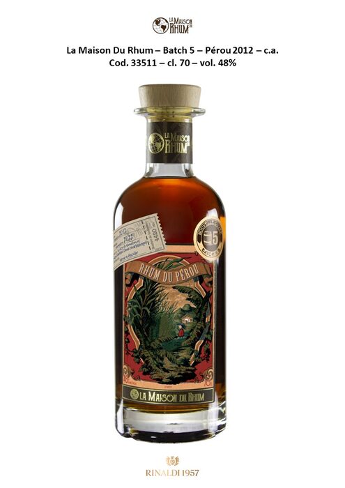 Rum La Maison Du Rhum Pérou 2012