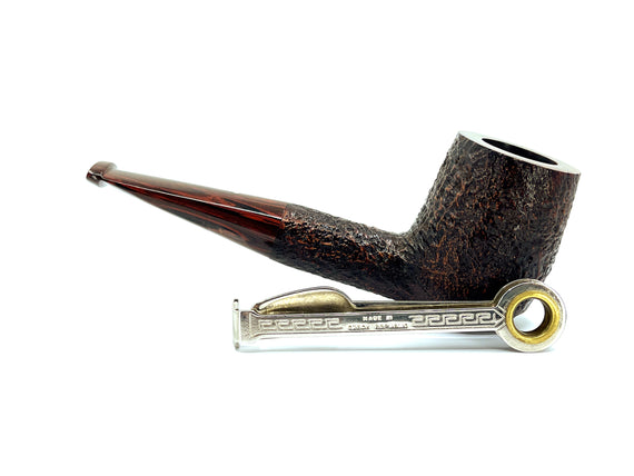 PIPA ALFRED DUNHILL'S THE WHITE SPOT CUMBERLAND STUBBY 4101 F BILLIARD Filtro 9mm  MADE IN ENGLAND 16