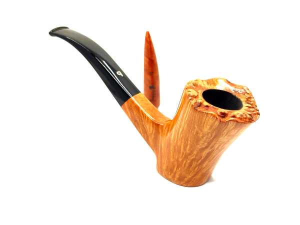 PIPA FLOPPY 40° LIMITED EDITION - Cherrywood Stand up Torch Square Panel Smooth Flamed 12.40