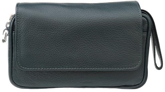 Peterson Avoca Leather Pipe and Tobacco Holder 3 Pipes and Accessories