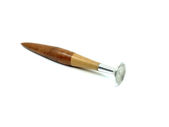 CURAPIPE PIGINO FLOPPY Made in Italy in Radica e Acciaio