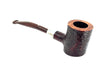 Ashton pipe Brindle XXX Poker Army Mounted Sandblasted Hand Made England 222 Cumberland mouthpiece 925 Silver Ring