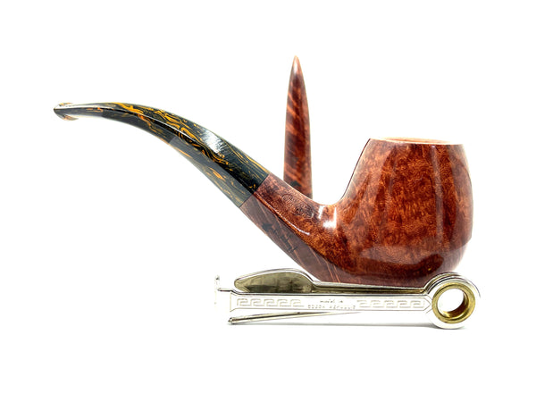 Pipa Floppy 40° Limited Edition Cumberland - Bent Cannello square panel liscia scura 31.40