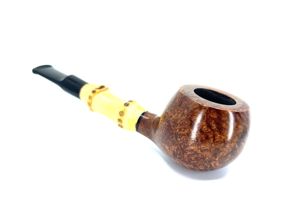 Pipa Floppy pipe bamboo style Liscia Apple Hand Made in Italy