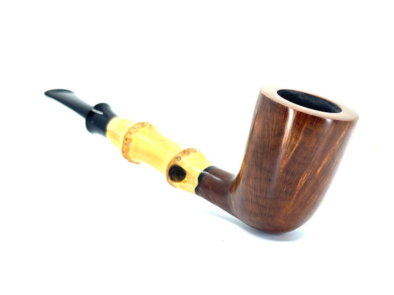 Pipa Floppy pipe bamboo style Liscia Dublin Hand Made in Italy