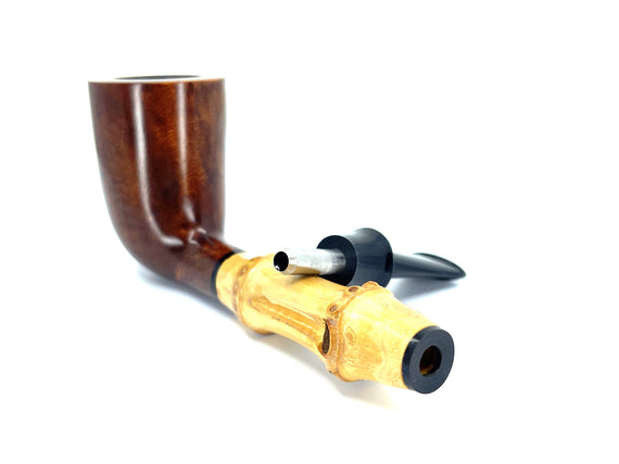 Pipa Floppy pipe bamboo style Liscia Dublin Hand Made in Italy