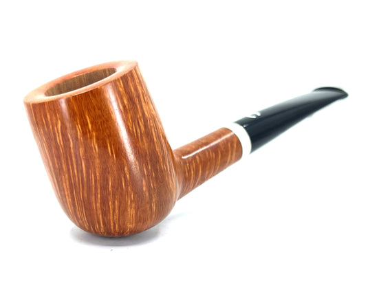 Pipa Il Ceppo Liscia Billiard Gr. 4 Fiammata Silver Ring