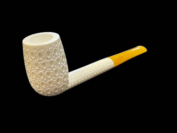 Pipa LUBINSKI Meerschaum in schiuma di mare Chimney Jumbo Air Conditioned