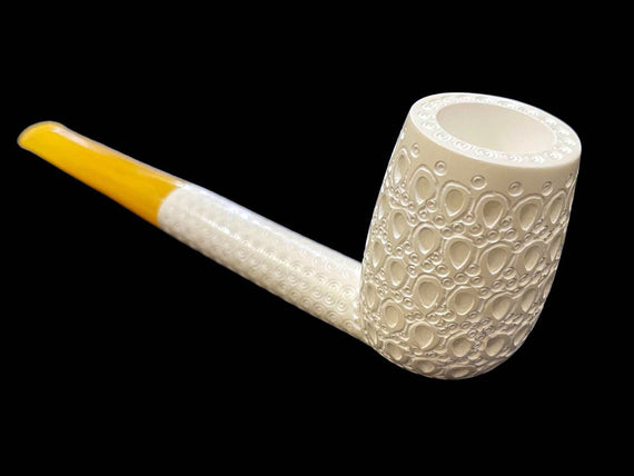 Pipa LUBINSKI Meerschaum in schiuma di mare Chimney Jumbo Air Conditioned