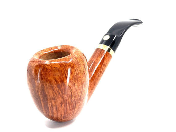 Pipa Mastro de Paja Liscia Fiammata Liscia fatta a Mano 1 Sole 3c 1981