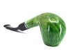 Pipa Molina Pipe Bent Apple Liscia Verde con Filtro da 9 mm o adattatore incluso