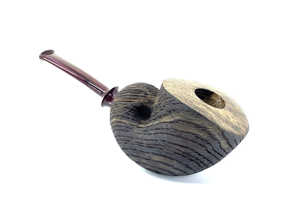 Pipa Brentegani Pipe Nautilus in Morta Bog Oak Cumberland Viola NYH