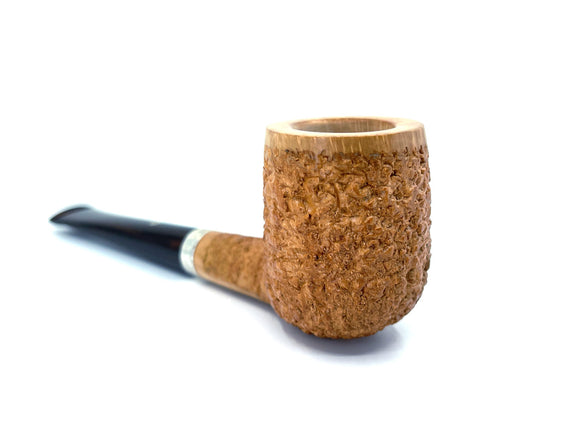 Pipa Pascucci Rusticata Billiard Con Ghiera in Argento 925