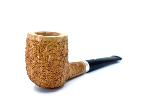 Pipa Pascucci Rusticata Billiard Con Ghiera in Argento 925