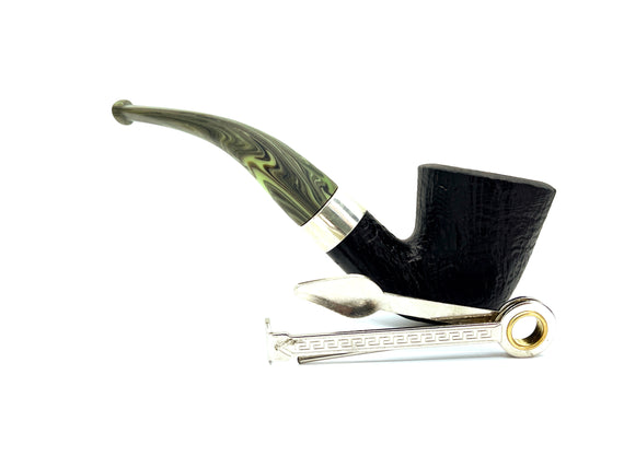Pipa Talamona Bent Dublin Delta Limited Edition Ghiera in Argento 925