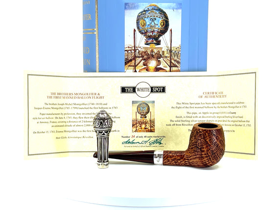 Pipa The White Spot Dunhill Montgolfier Pipe County 4101 Limited Edition 14 of 40 Pipes