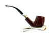 Used Pipe Savinelli 130 Years Gold Point Smooth Red Estate