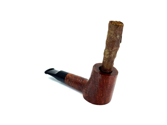 Pipa per sigaro Toscano Poker Esclusiva Floppy Filtro 9mm - Sabbiata Rossa