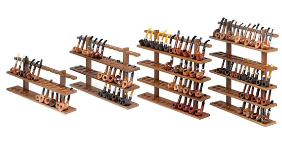 Rastrelliera a Muro in Noce 24 -36-48-60 Posti