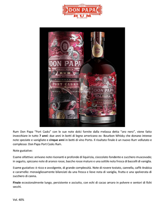 DON PAPA FINISH PORT - Astucciato