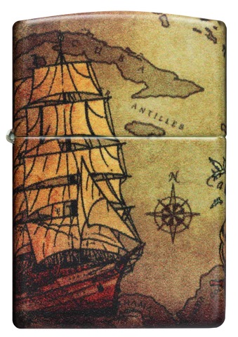 Accendino Zippo Pirate Ship Design