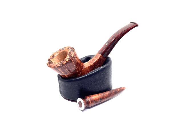 PIPA FLOPPY 40° LIMITED EDITION CUMBERLAND - Cherrywood Stand up Shaft Square Panel Smooth Dark 16.40