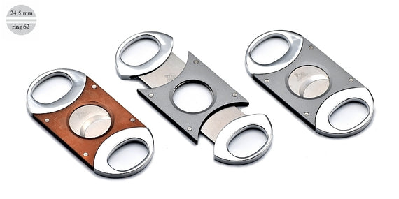 Lubinski cigar cutter double blade 58 ring. satin
